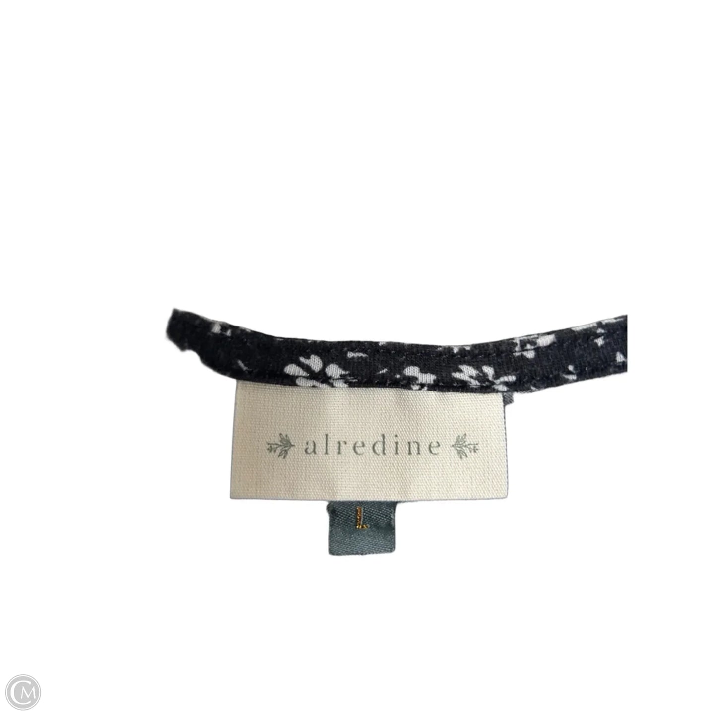 Top Long Sleeve By Clothes Mentor In Black & White, Size: L