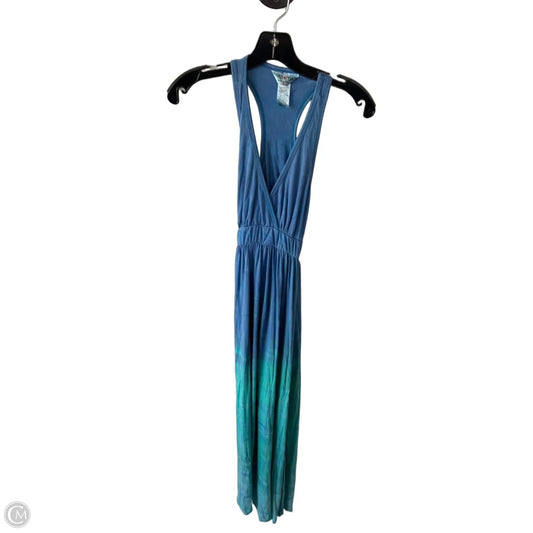 Dress Casual Maxi By Hardtail In Blue & Green, Size: S