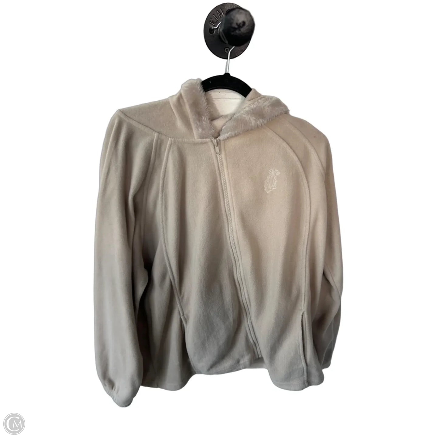 Jacket Fleece By Zoey Beth In Cream, Size: 2x