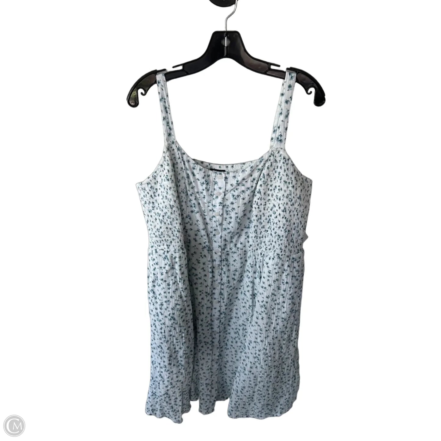 Dress Casual Midi By Torrid In Blue & White, Size: 3x