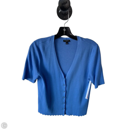 Sweater Cardigan By Talbots In Blue, Size: Mp