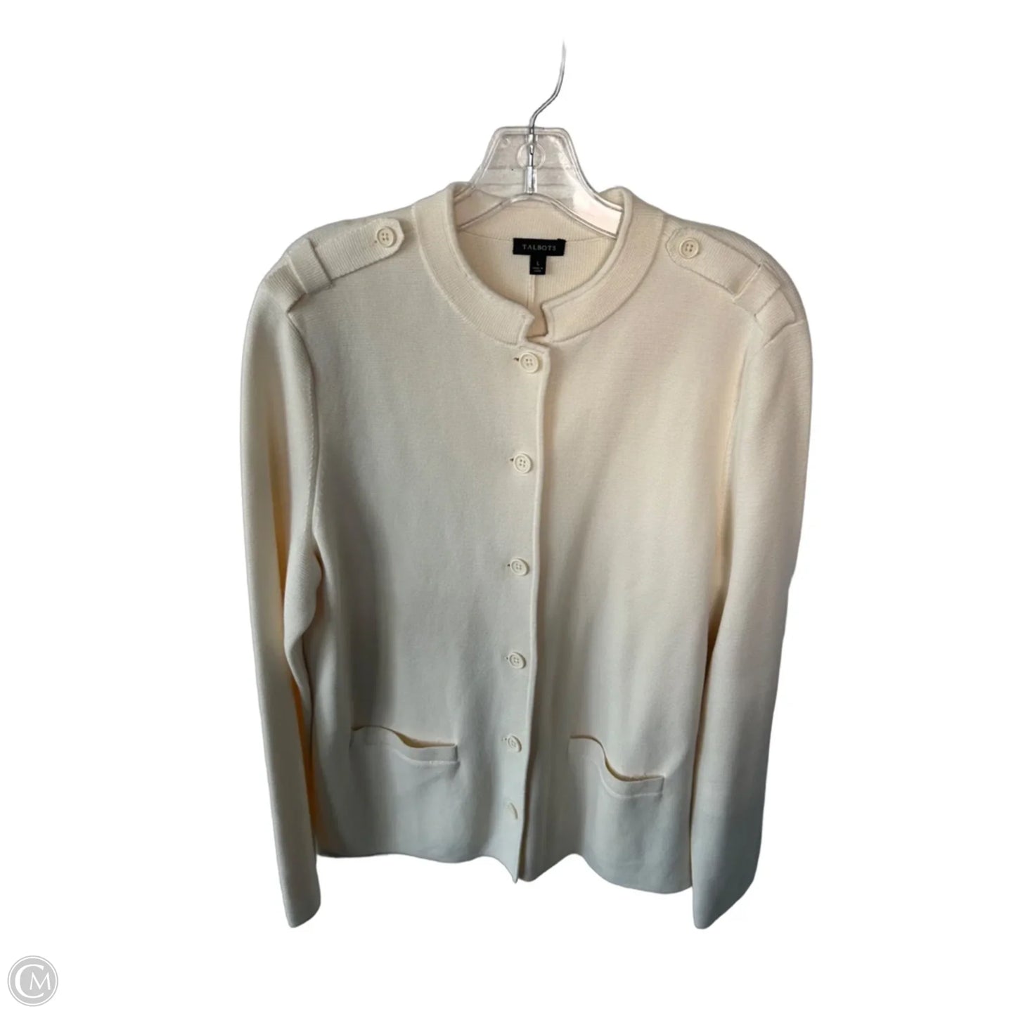 Blazer By Talbots In Cream, Size: L