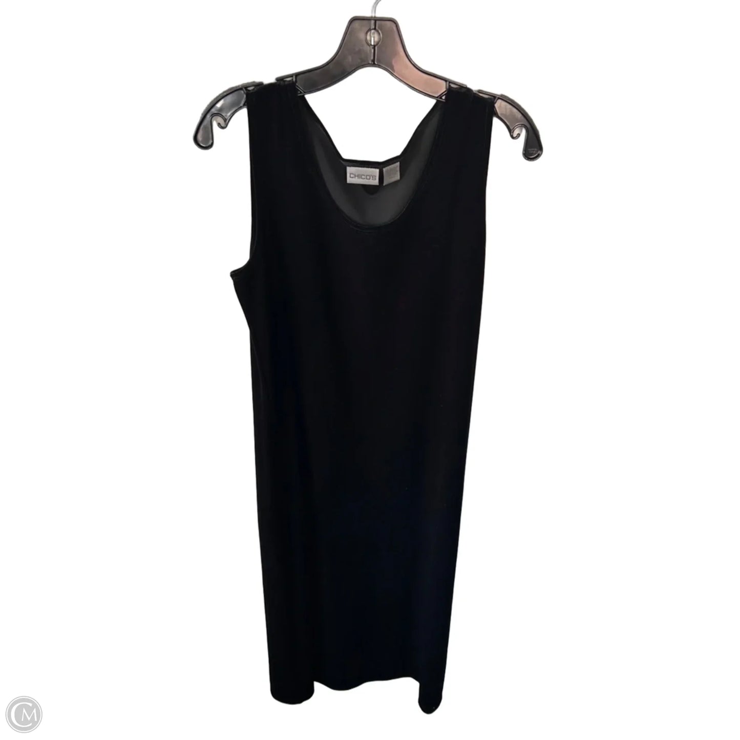 Dress Party Midi By Chicos In Black, Size: L
