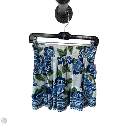 Skirt Mini & Short By Rachel Zoe In Blue & Green, Size: S
