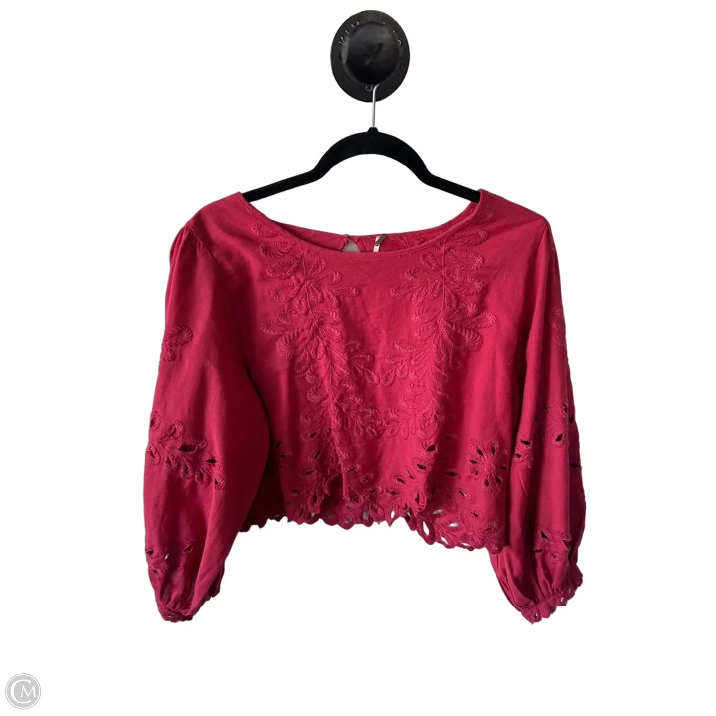 Top Long Sleeve By Free People In Red, Size: L