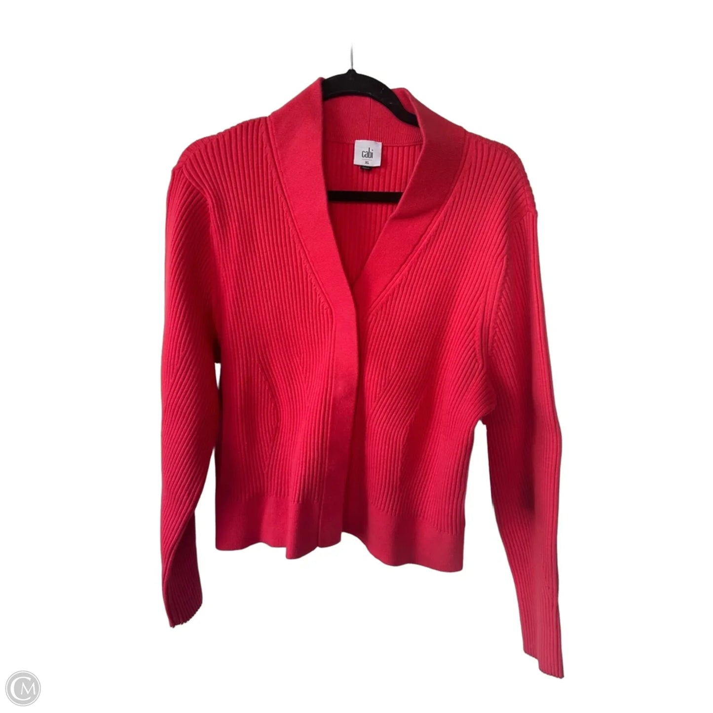 Sweater Cardigan By Cabi In Coral, Size: Xl
