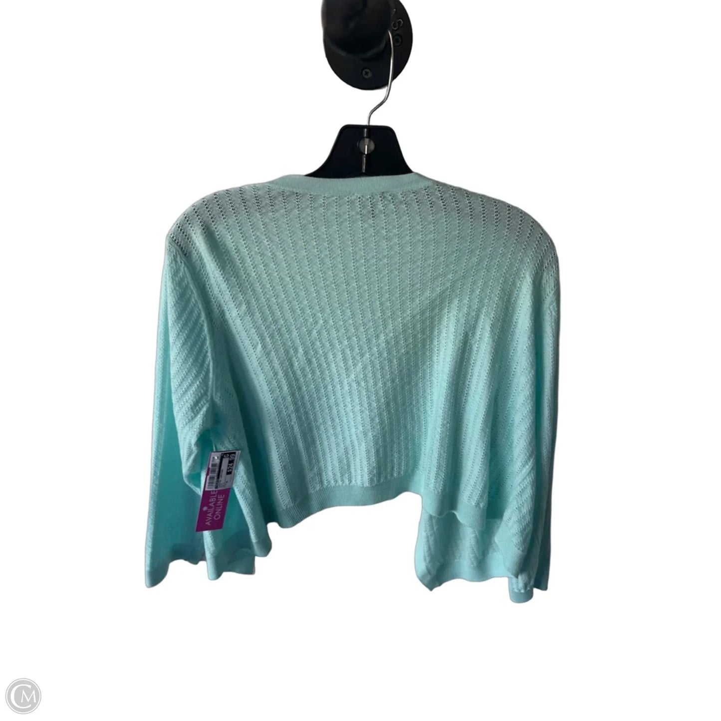 Sweater Cardigan By Talbots In Blue, Size: Xl