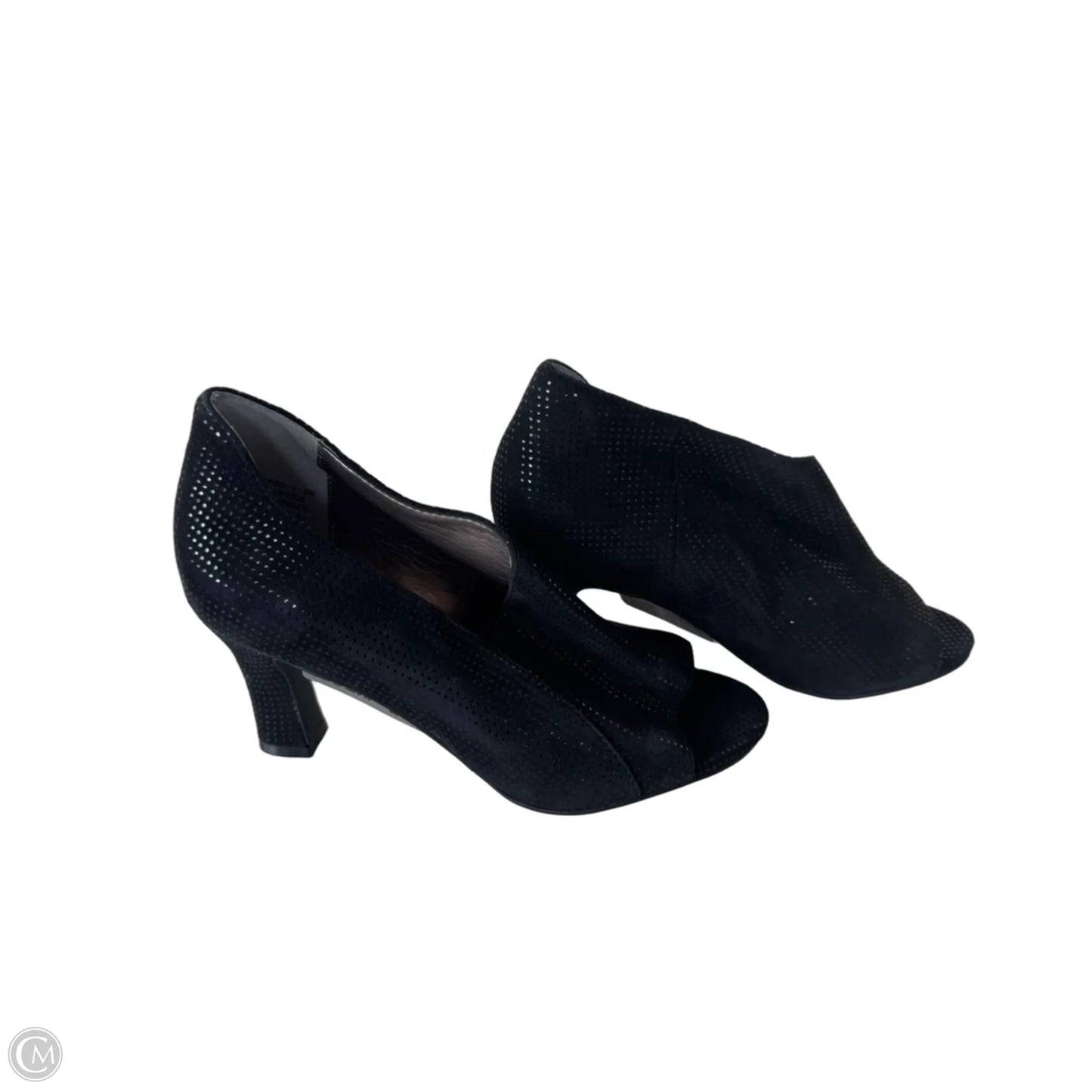 Sandals Heels Block By Clothes Mentor In Black, Size: 6