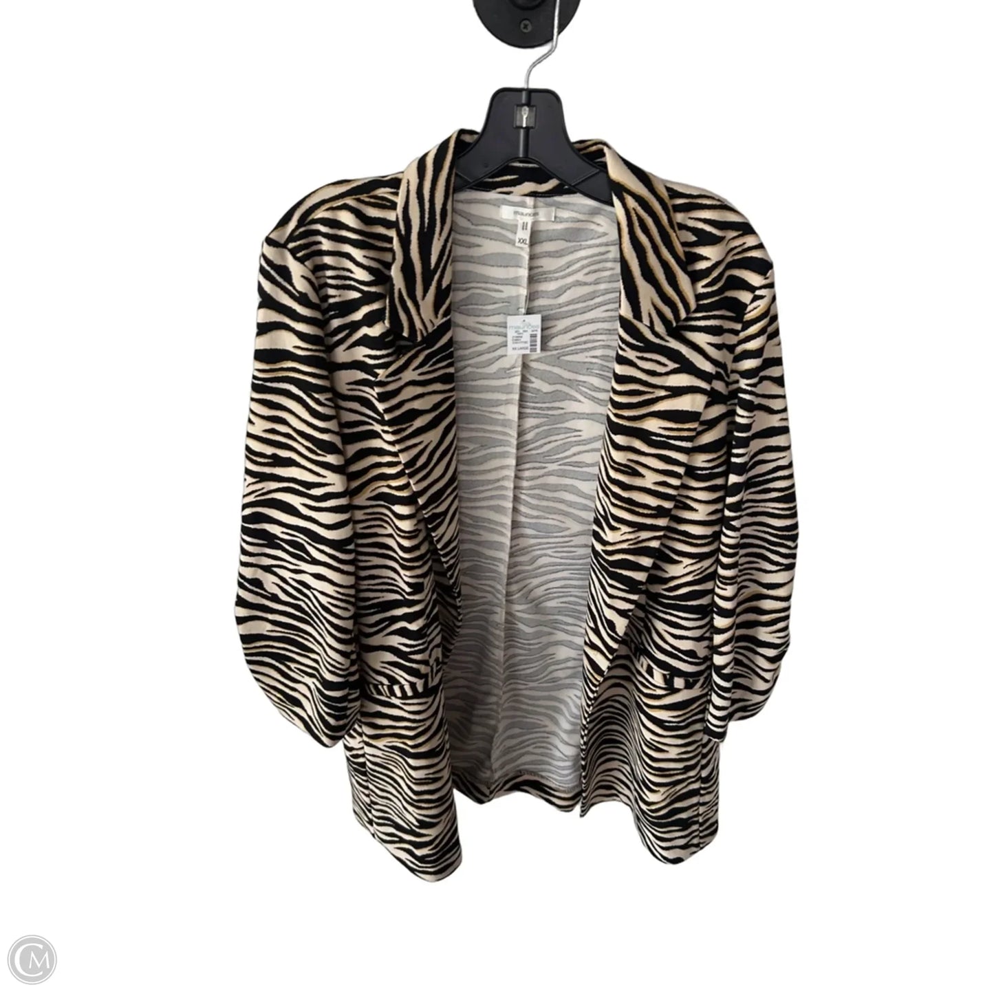 Blazer By Maurices In Animal Print, Size: Xxl