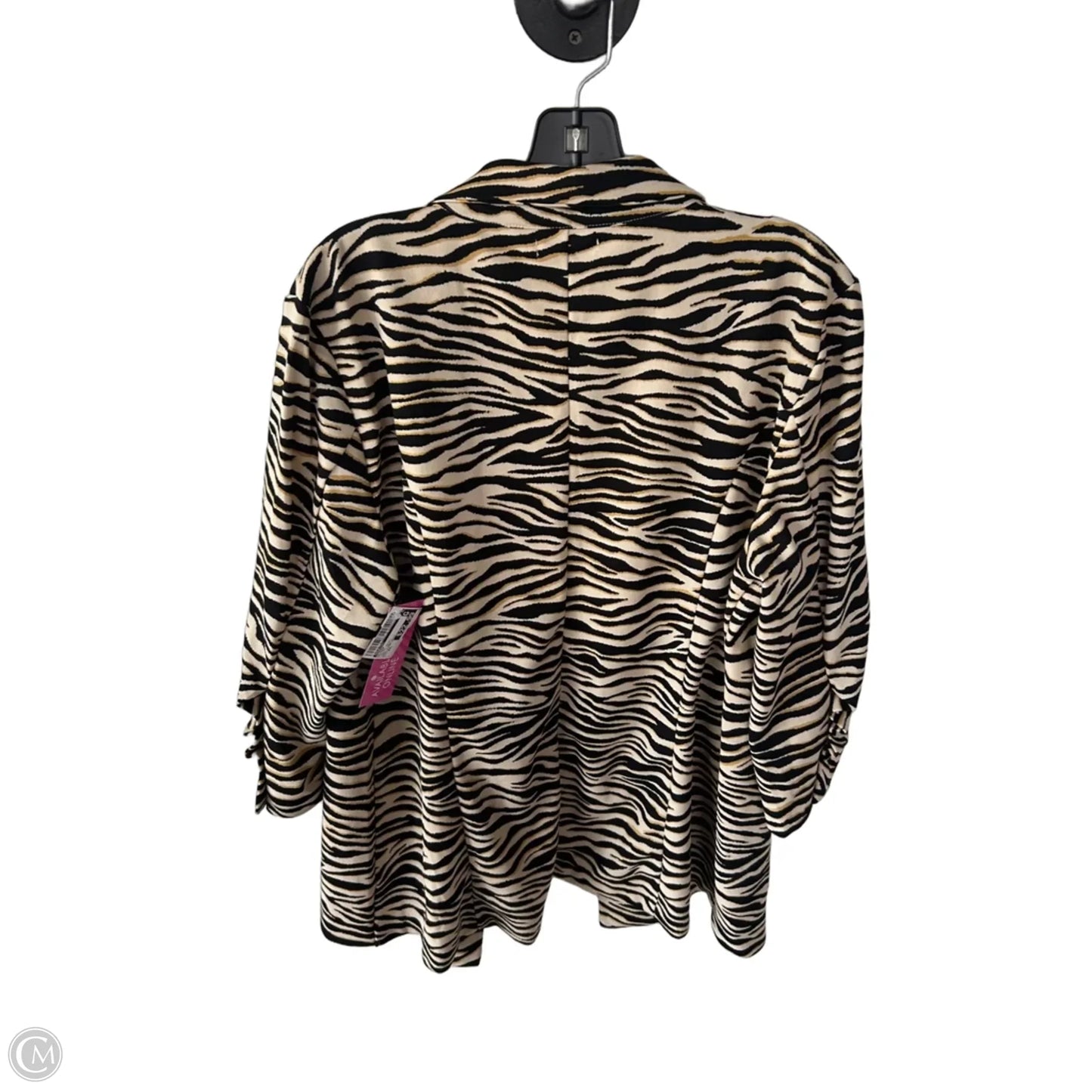 Blazer By Maurices In Animal Print, Size: Xxl