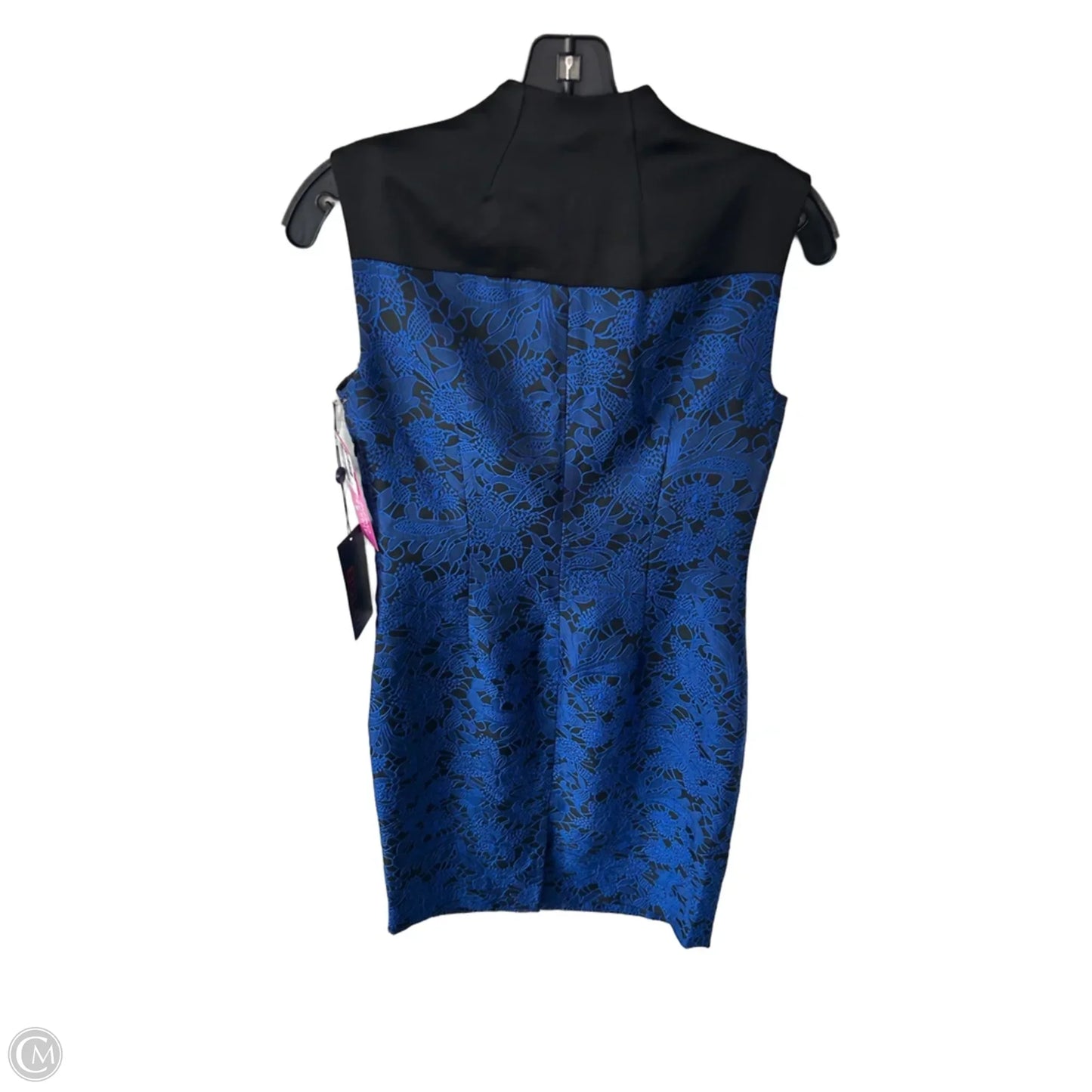 Dress Work By Bolide In Black & Blue, Size: S