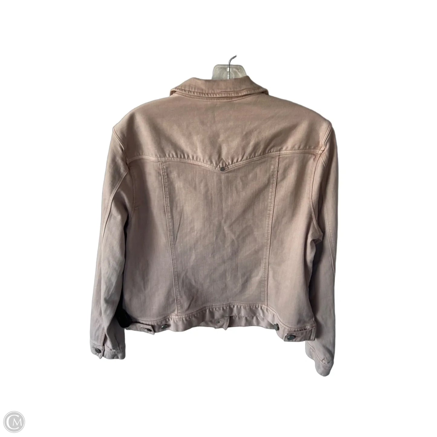 Jacket Denim By Liverpool In Pink Denim, Size: L