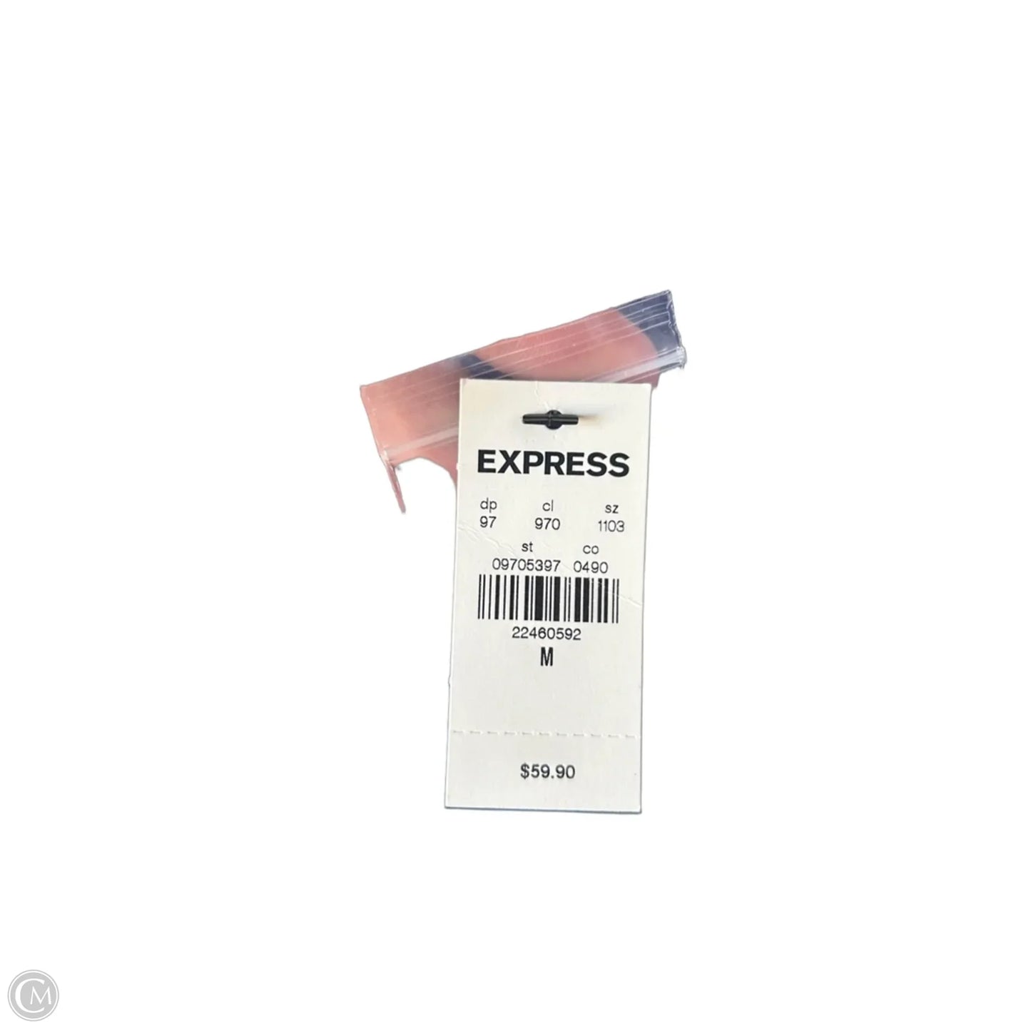Blouse Long Sleeve By Express In Blue, Size: M