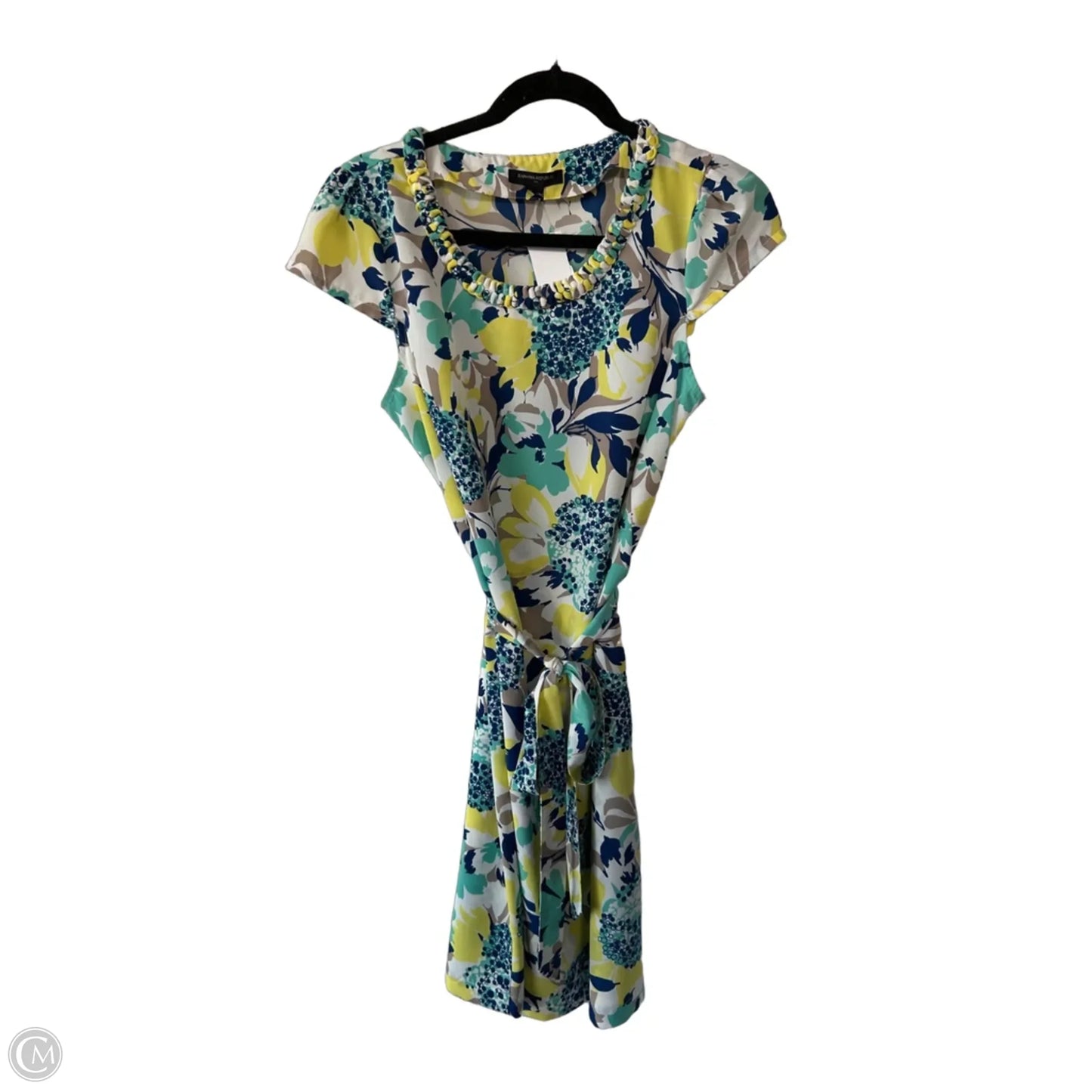 Dress Work By Banana Republic In Green & Yellow, Size: S