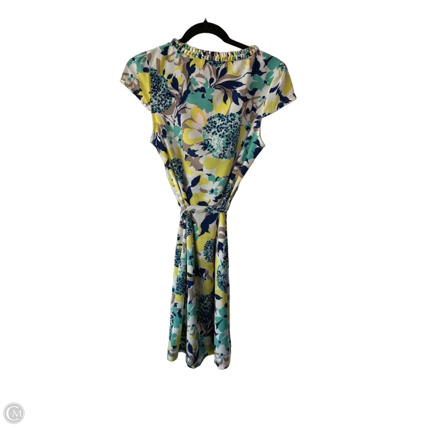 Dress Work By Banana Republic In Green & Yellow, Size: S