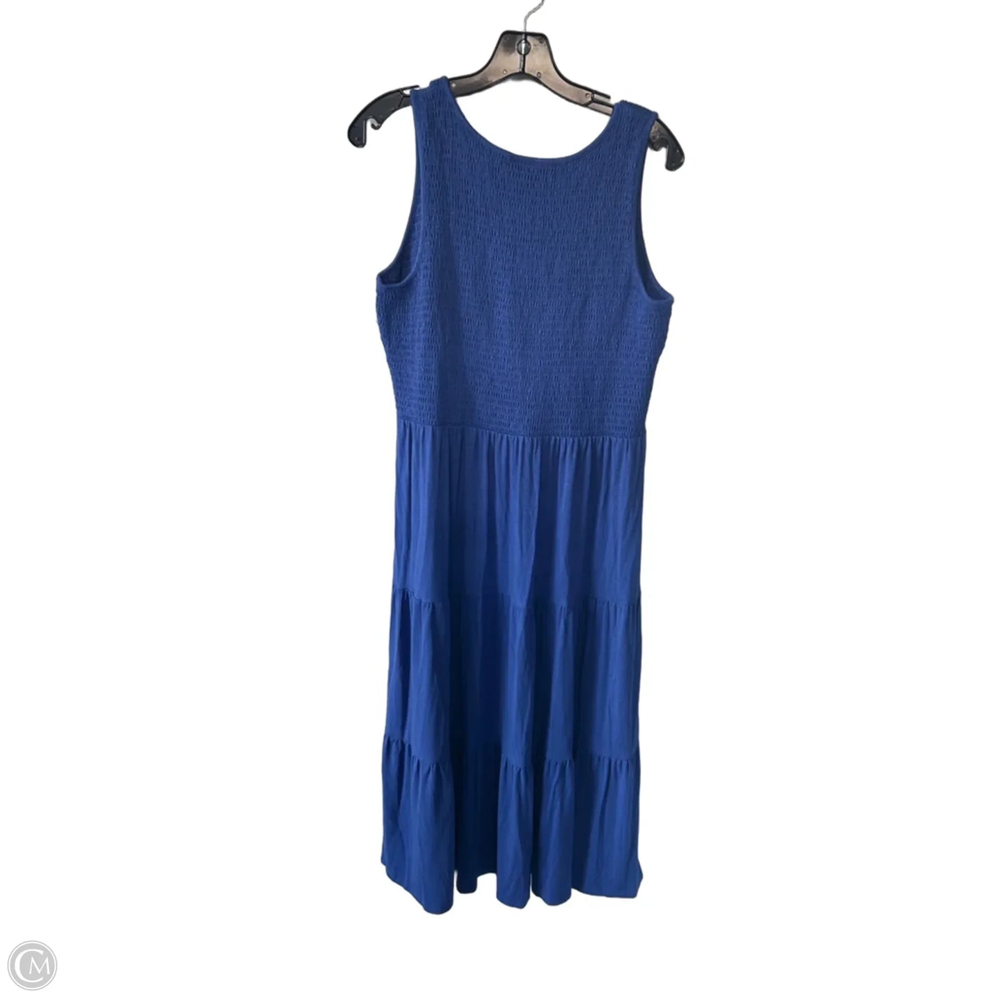 Dress Casual Midi By J. Jill In Blue, Size: M