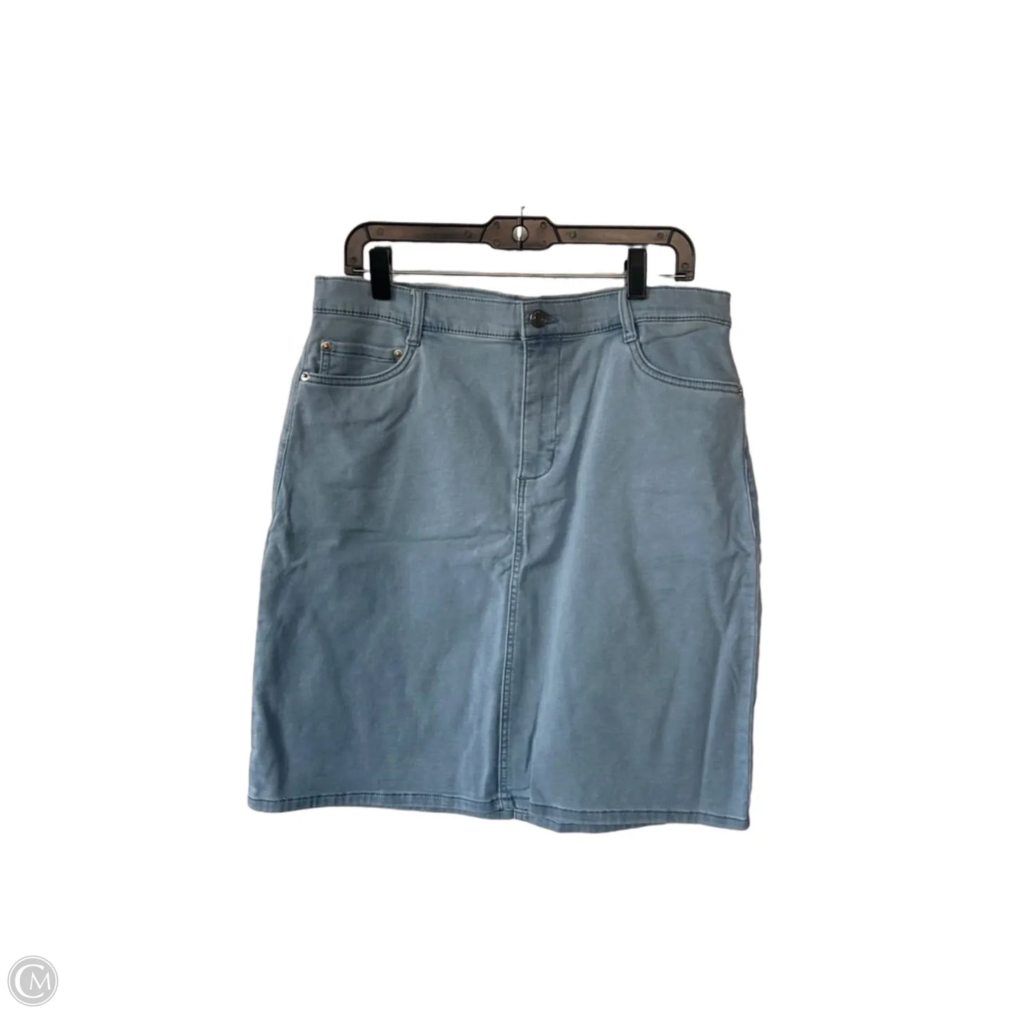Skirt Mini & Short By 32 Degrees In Blue Denim, Size: 12