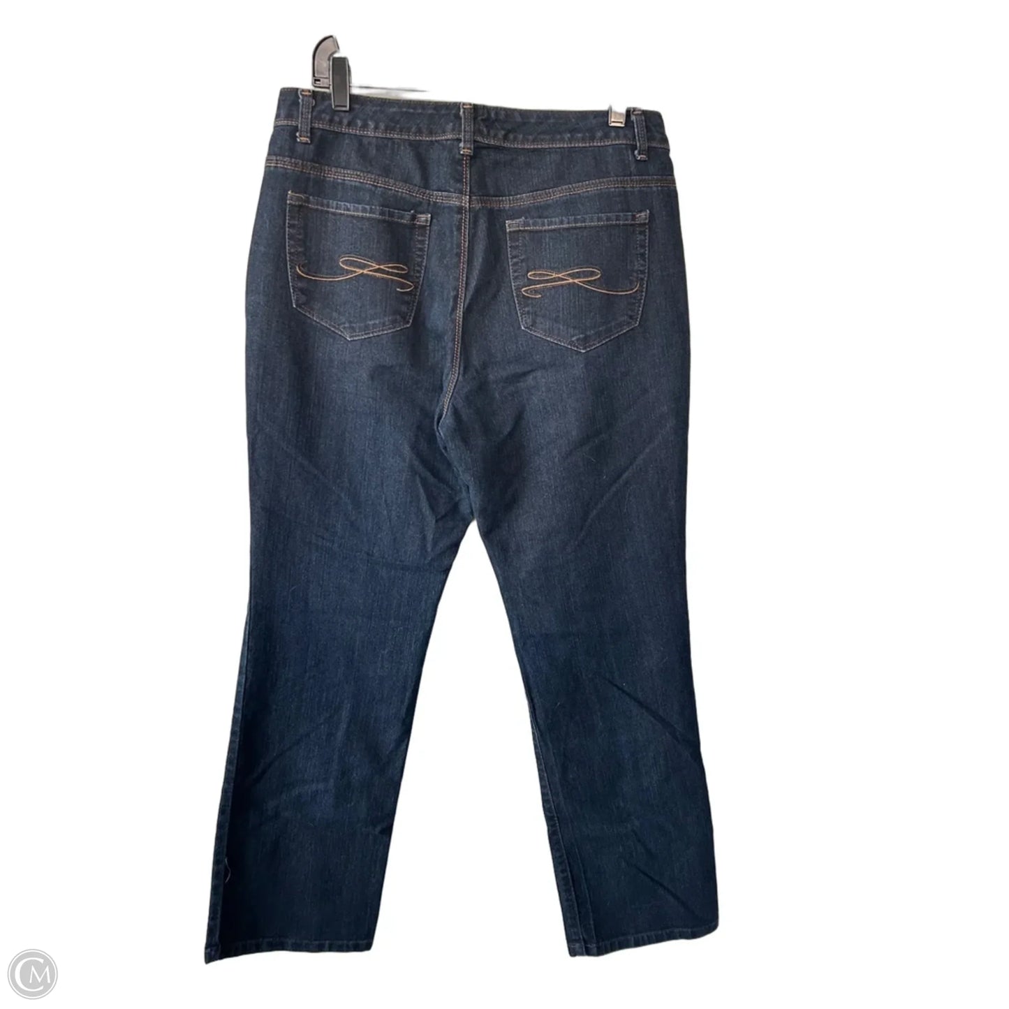 Jeans Straight By Style And Company In Blue Denim, Size: 12