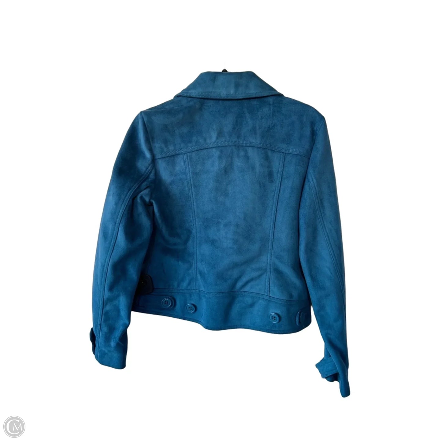 Jacket Moto By Nine And Company In Blue, Size: M