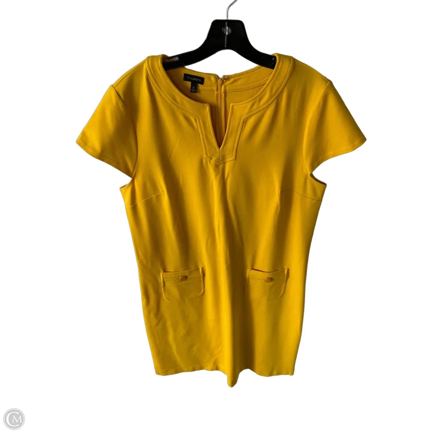Dress Work By Talbots In Yellow, Size: L