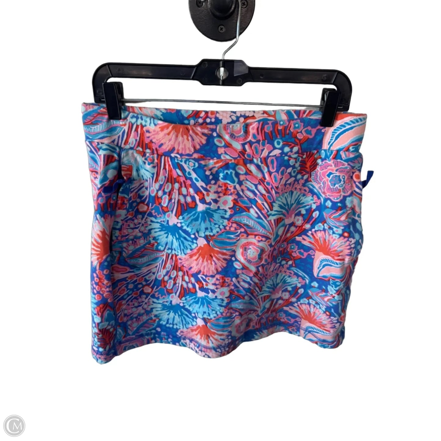 Skort By Talbots In Blue & Orange, Size: Mp