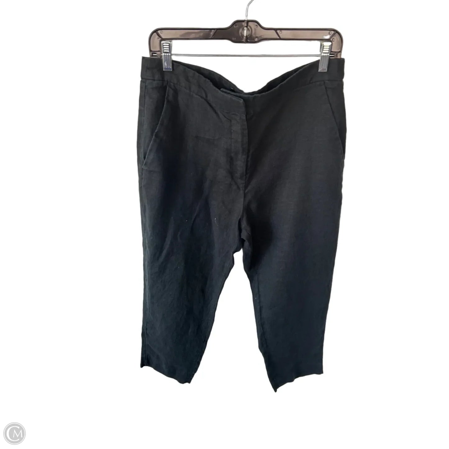 Pants Linen By Banana Republic In Black, Size: 12
