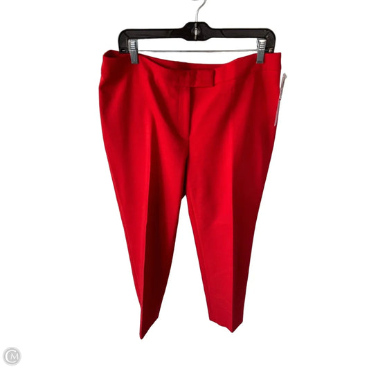 Pants Dress By Anne Klein In Red, Size: 12