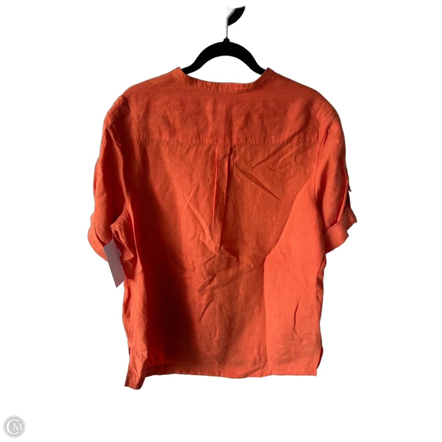 Blouse Long Sleeve By Coldwater Creek In Orange, Size: 1x