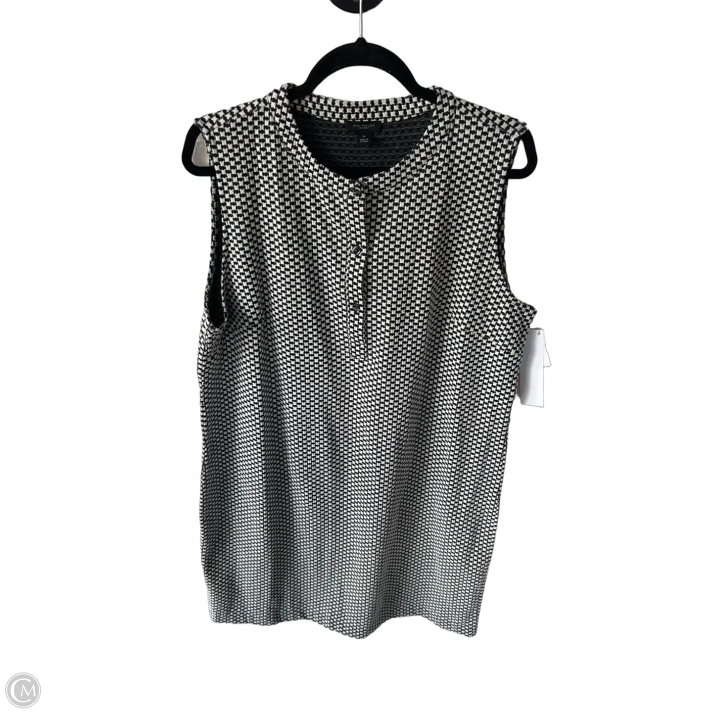 Dress Work By Ann Taylor In Black & White, Size: Xl