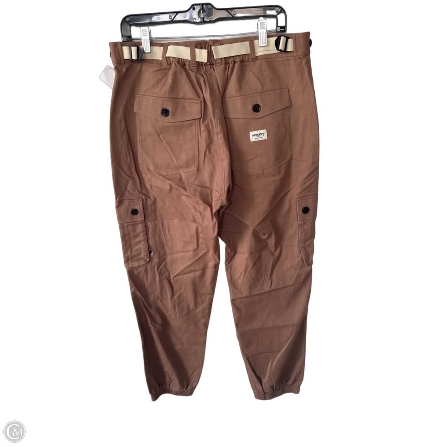 Pants Joggers By Wonderly In Brown, Size: L