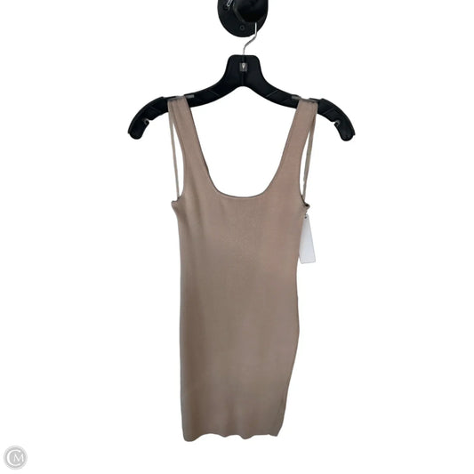 Dress Casual Midi By Guess In Tan, Size: S