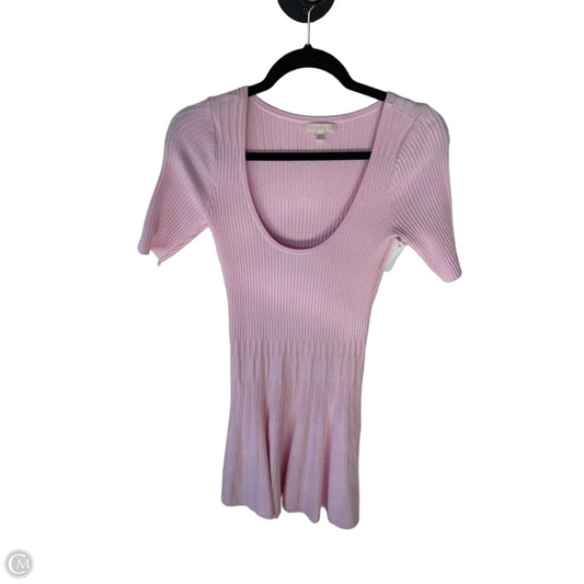Dress Sweater By Guess In Pink, Size: S
