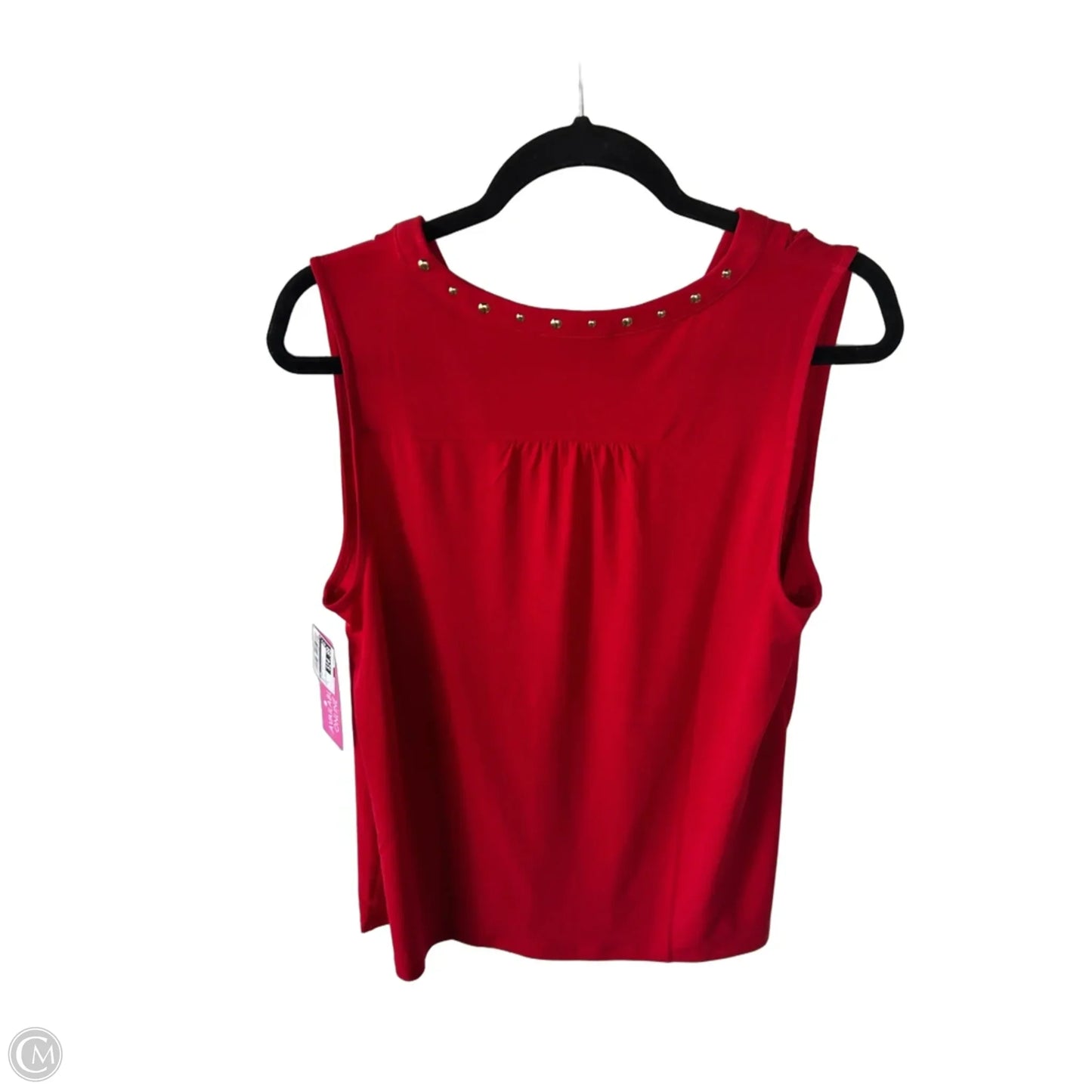 Blouse Sleeveless By Inc In Red, Size: L