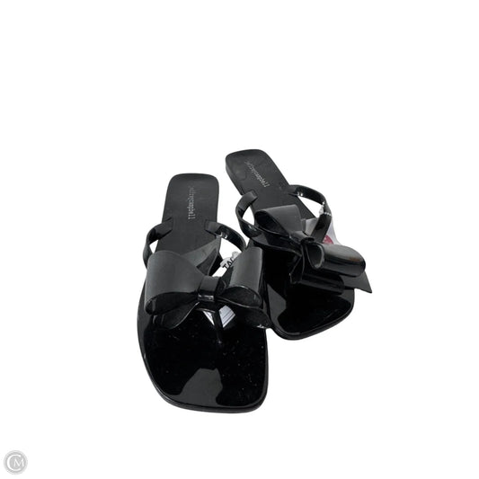 Sandals Flip Flops By Jeffrey Campbell In Black, Size: 9