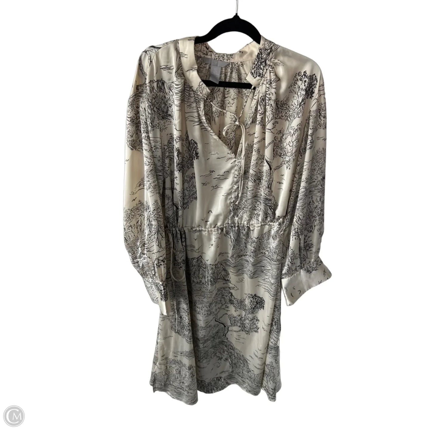 Dress Work By H&m In Black & Cream, Size: L