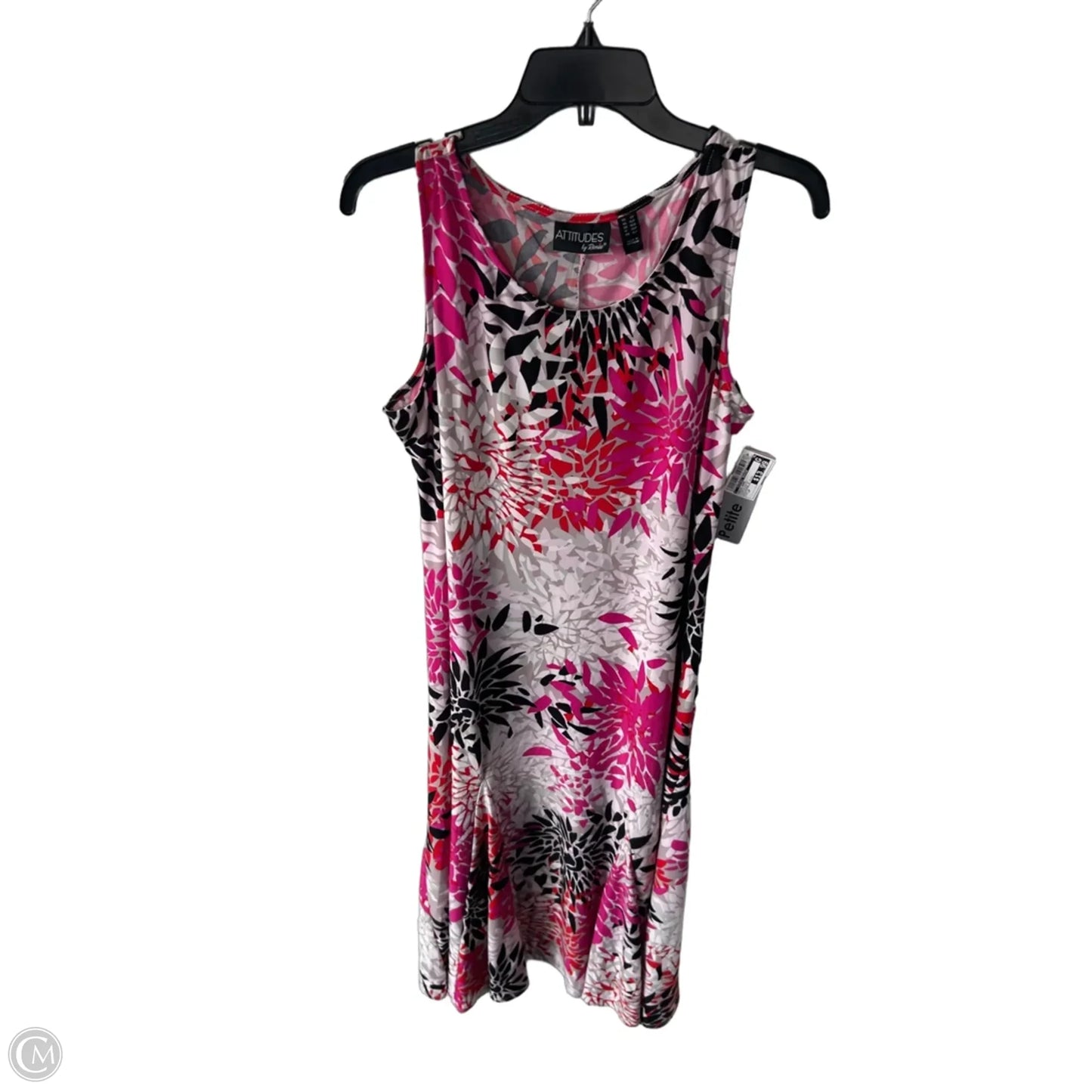 Dress Work By Clothes Mentor In Pink & White, Size: Lp