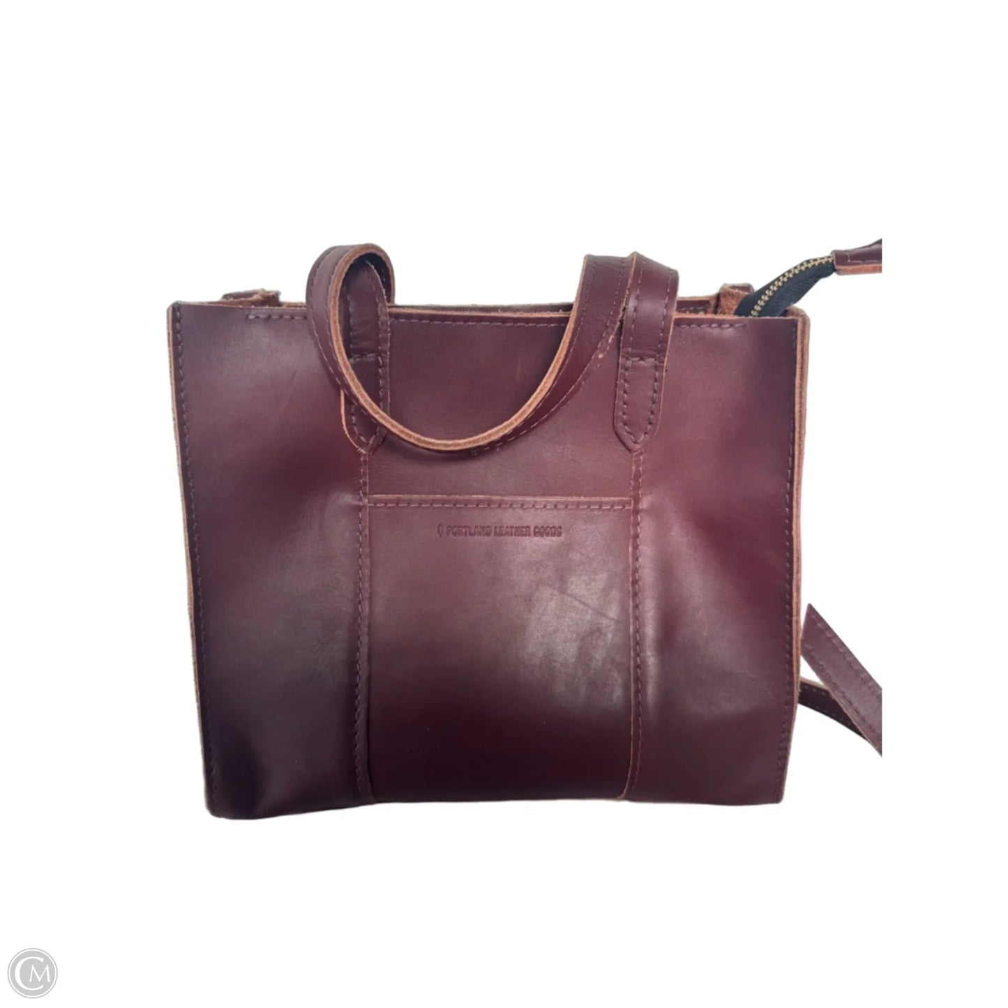 Handbag Leather By Portland Leather, Size: Large