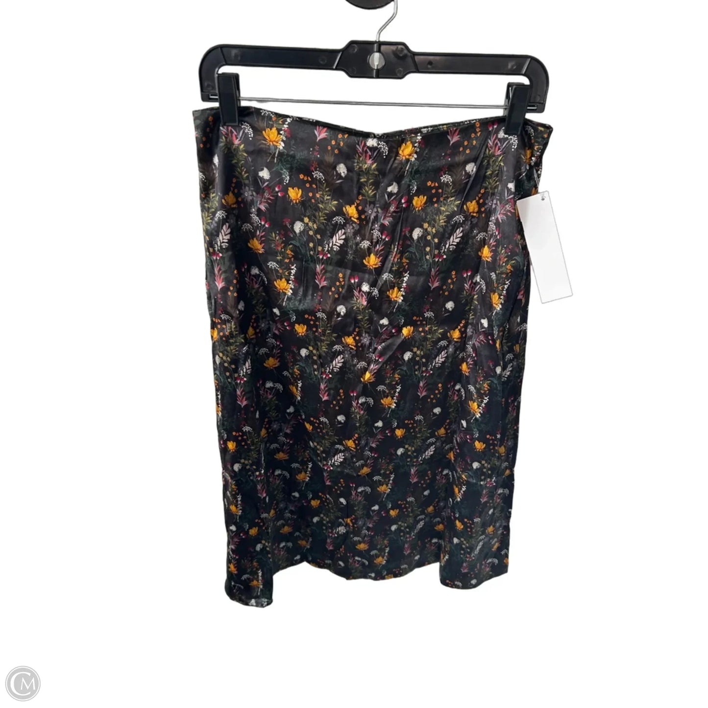 Skirt Midi By Cmc In Black & Yellow, Size: S