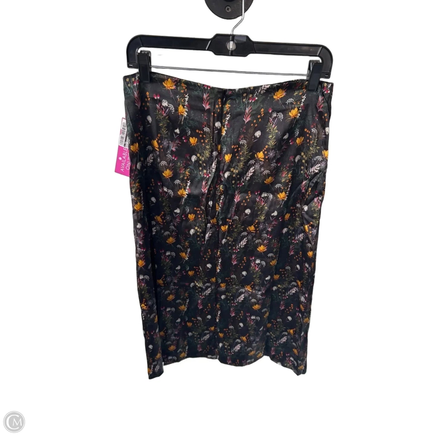 Skirt Midi By Cmc In Black & Yellow, Size: S
