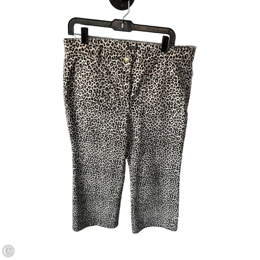 Jeans Wide Leg By J. Crew In Animal Print, Size: 12