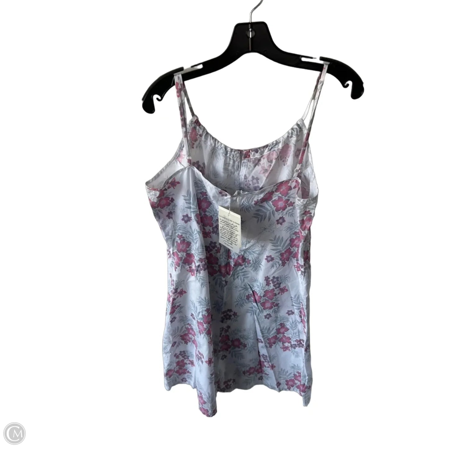 Dress Casual Short By Clothes Mentor In Pink & White, Size: Xl