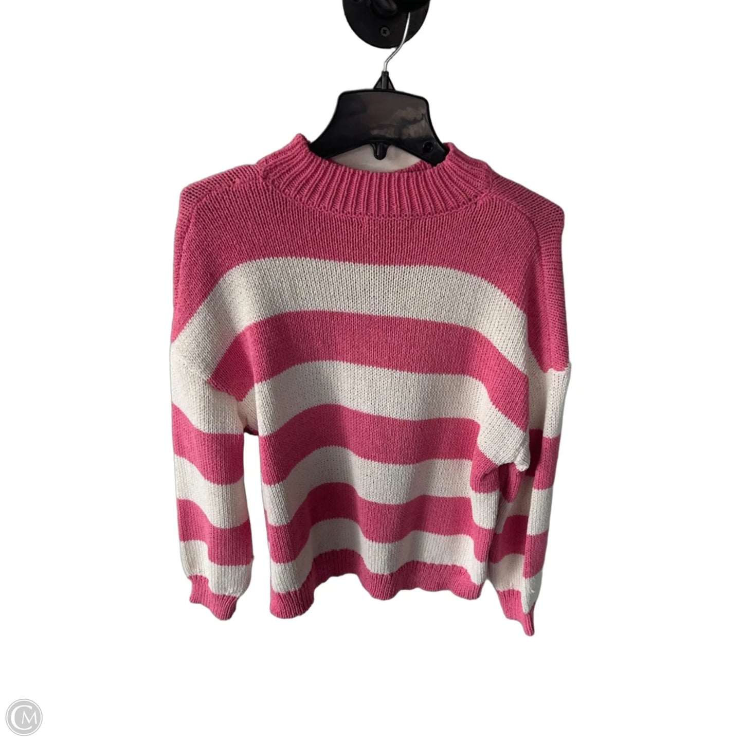 Sweater By Prettygarden In Pink & White, Size: S