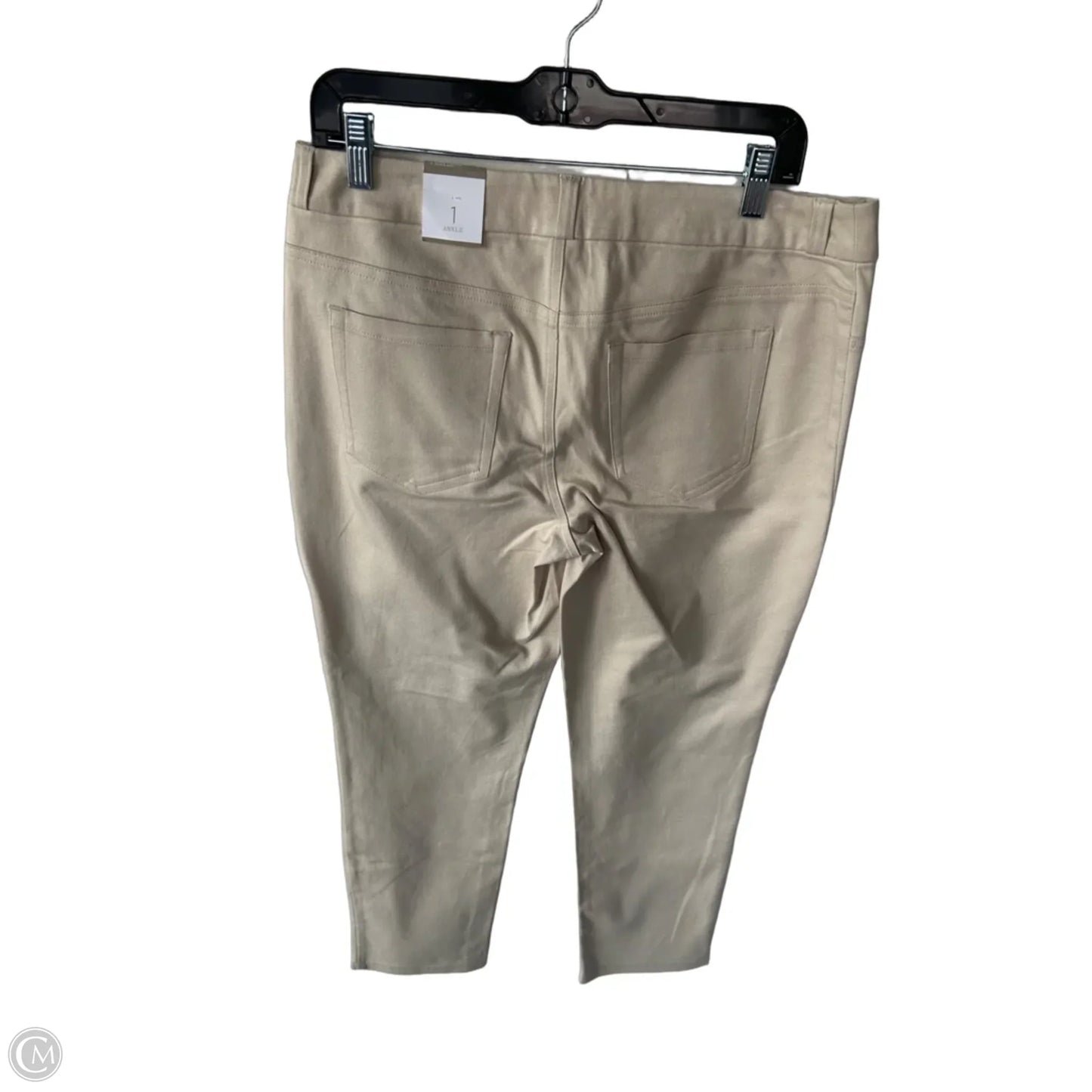 Jeans Jeggings By Chicos In Tan Denim, Size: M