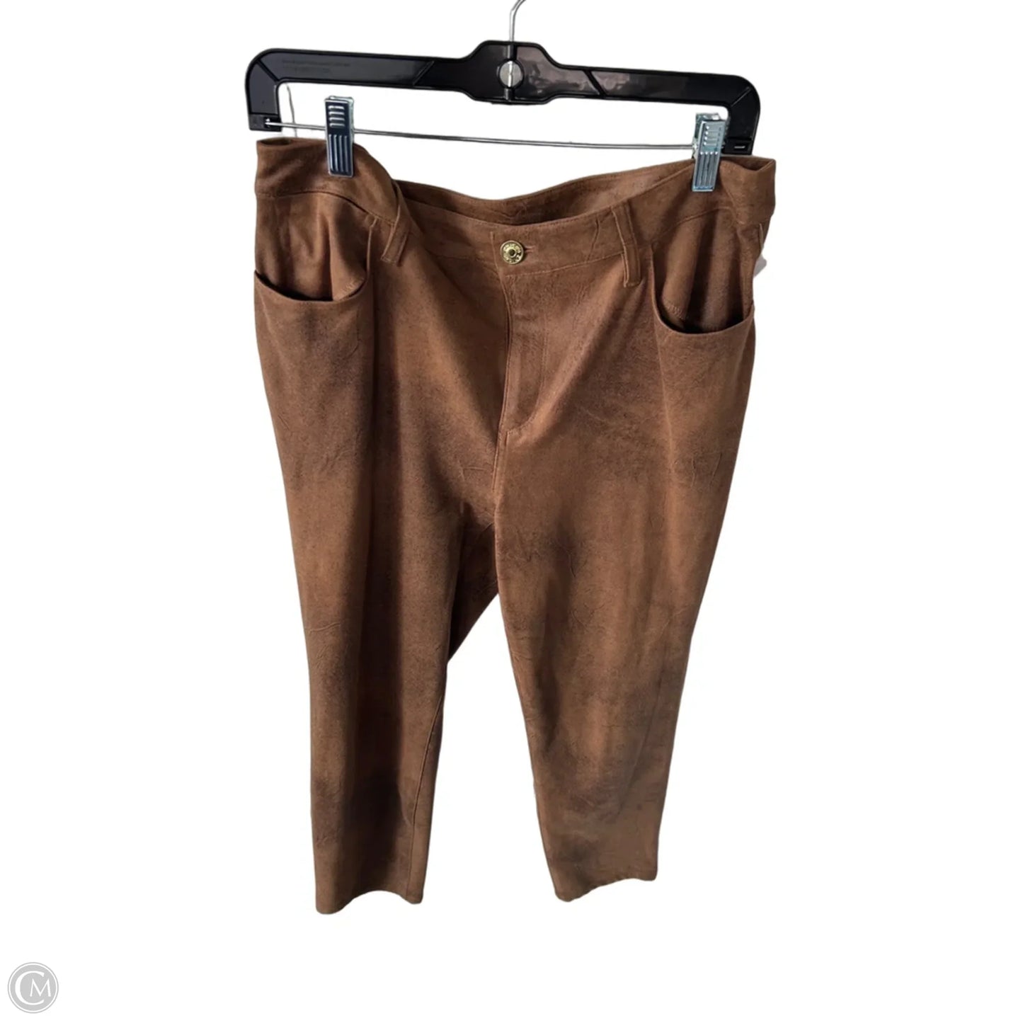 Jeans Straight By Chicos In Brown, Size: 10
