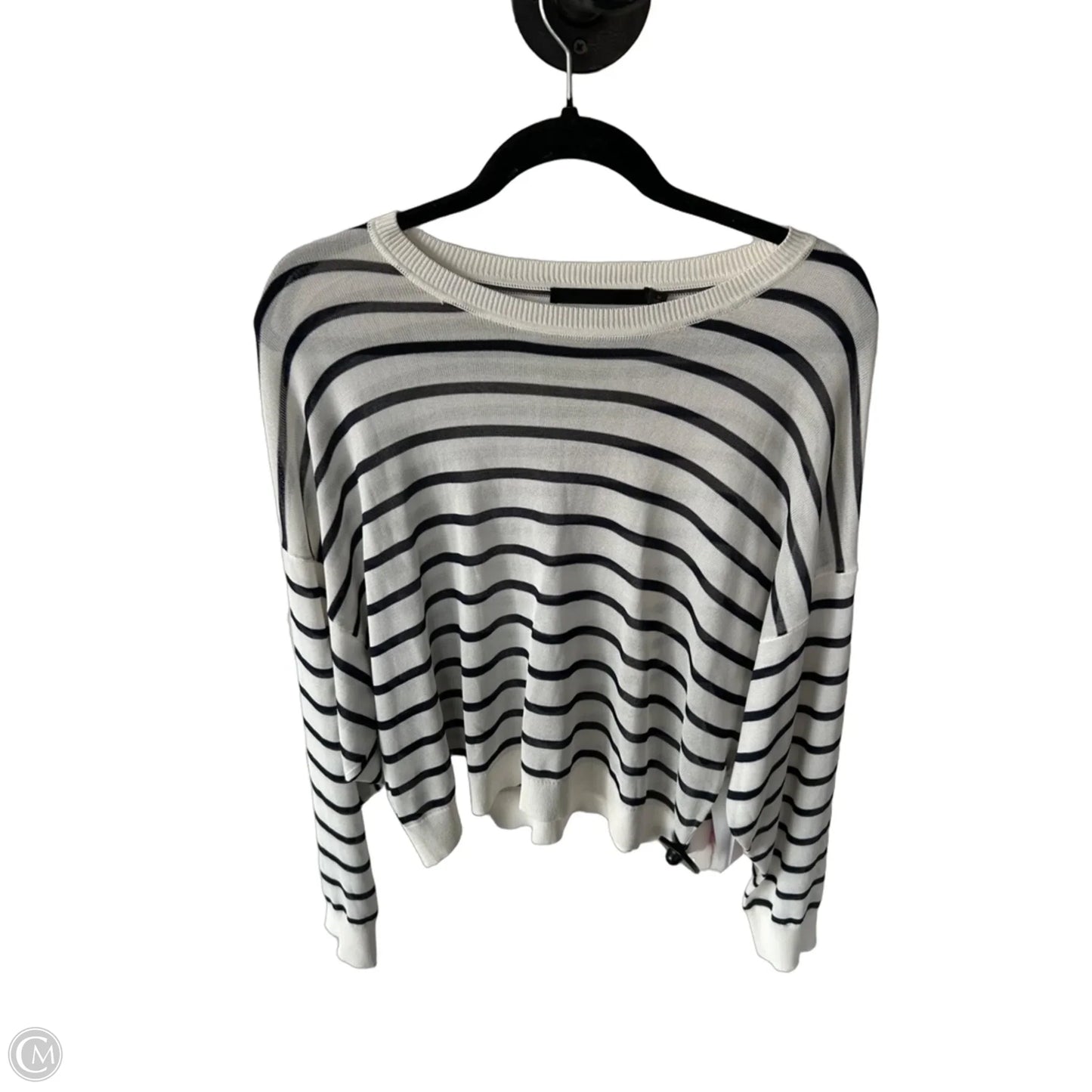 Sweater By Jenni Kayne In Blue & White, Size: M