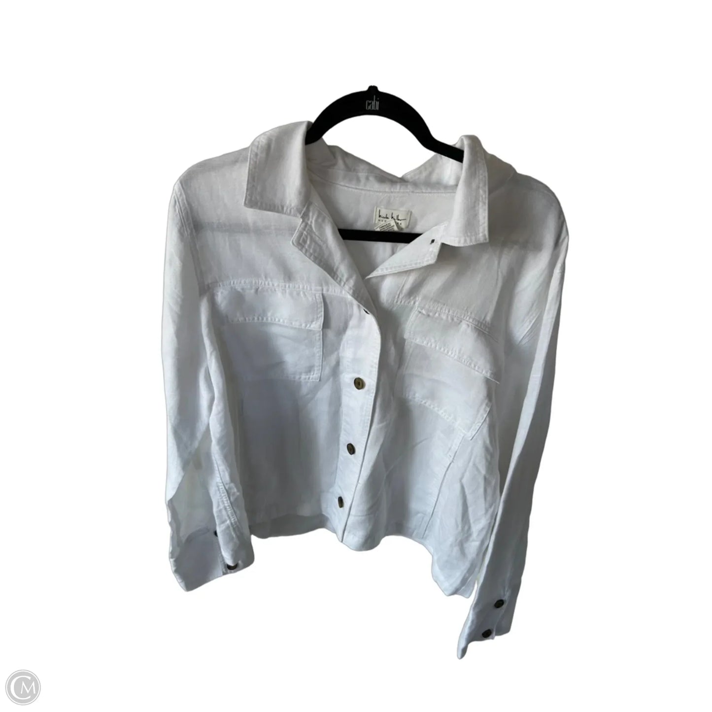 Jacket Other By Nicole By Nicole Miller In White, Size: Xl