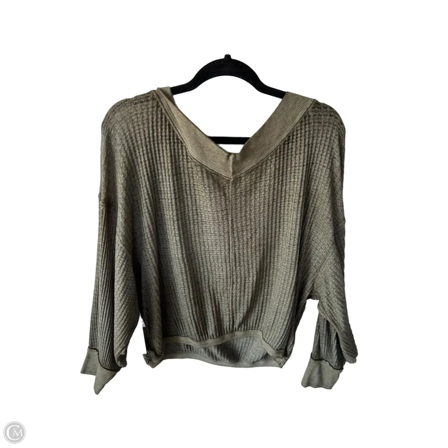 Top Long Sleeve By We The Free In Green, Size: Xl