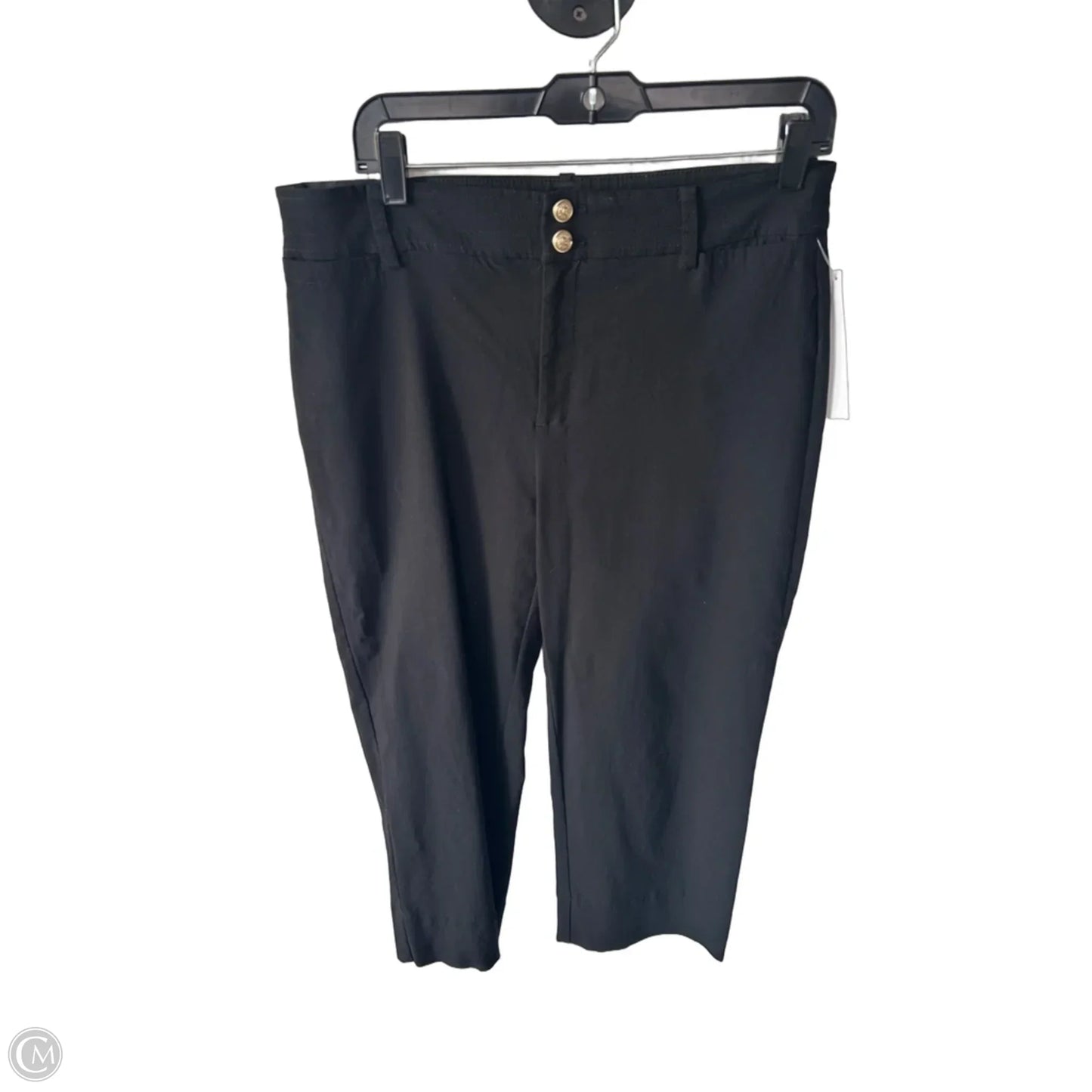 Pants Cropped By Chicos In Black, Size: 10