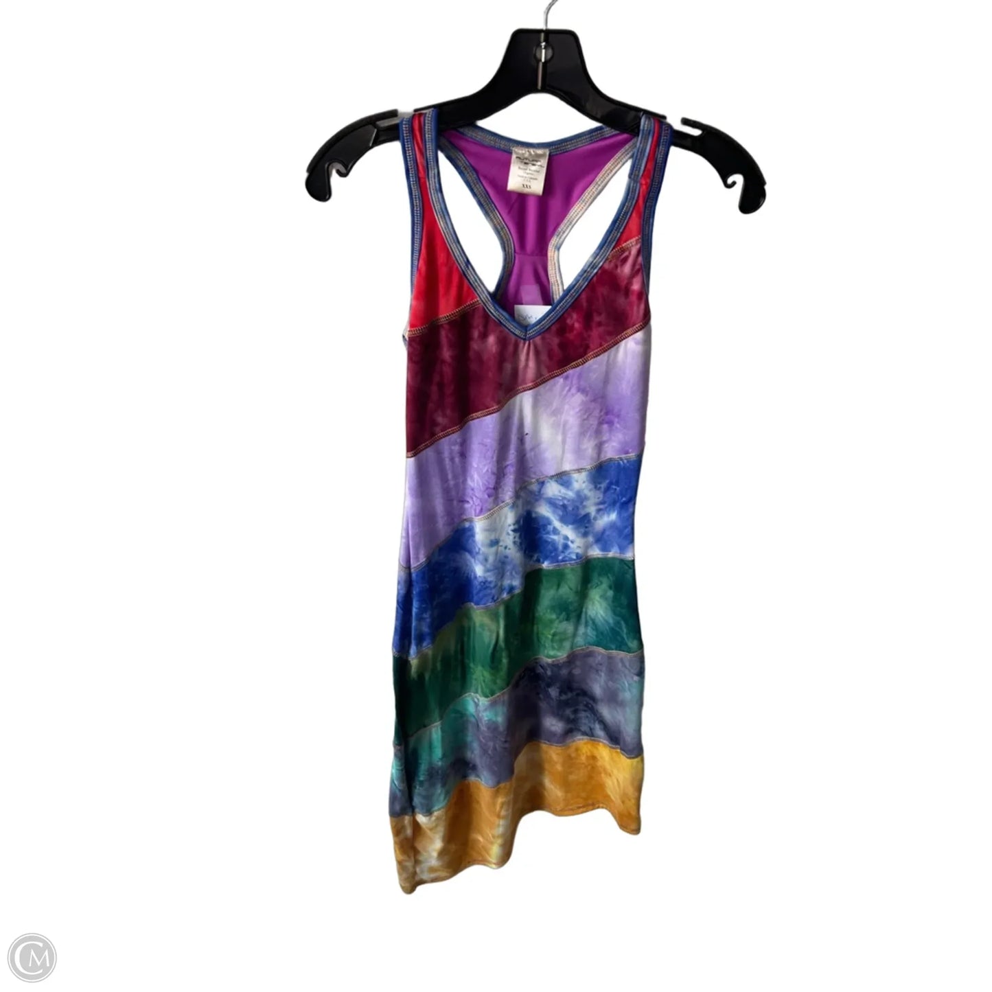 Dress Casual Midi By Cma In Rainbow Print, Size: Xxs