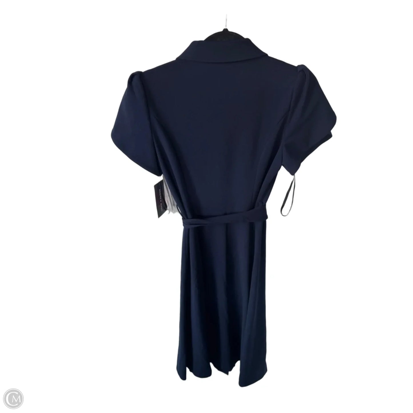Dress Casual Midi By Andrew Marc In Navy, Size: M